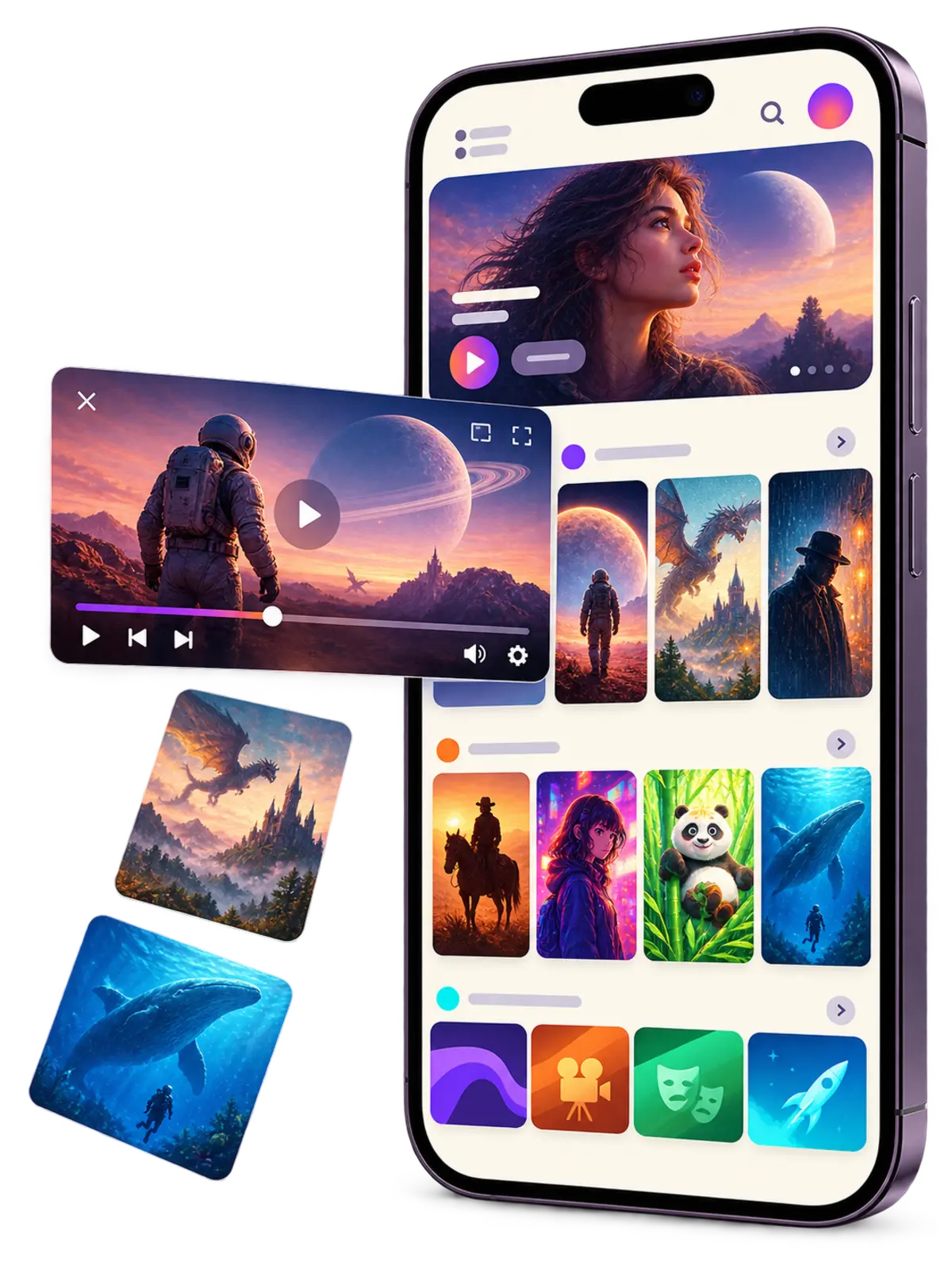 人人视频 APP 设备组合